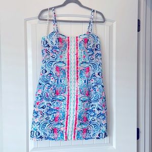 GUC Lilly Pulitzer Shelli Dress - Stripes and Streamers